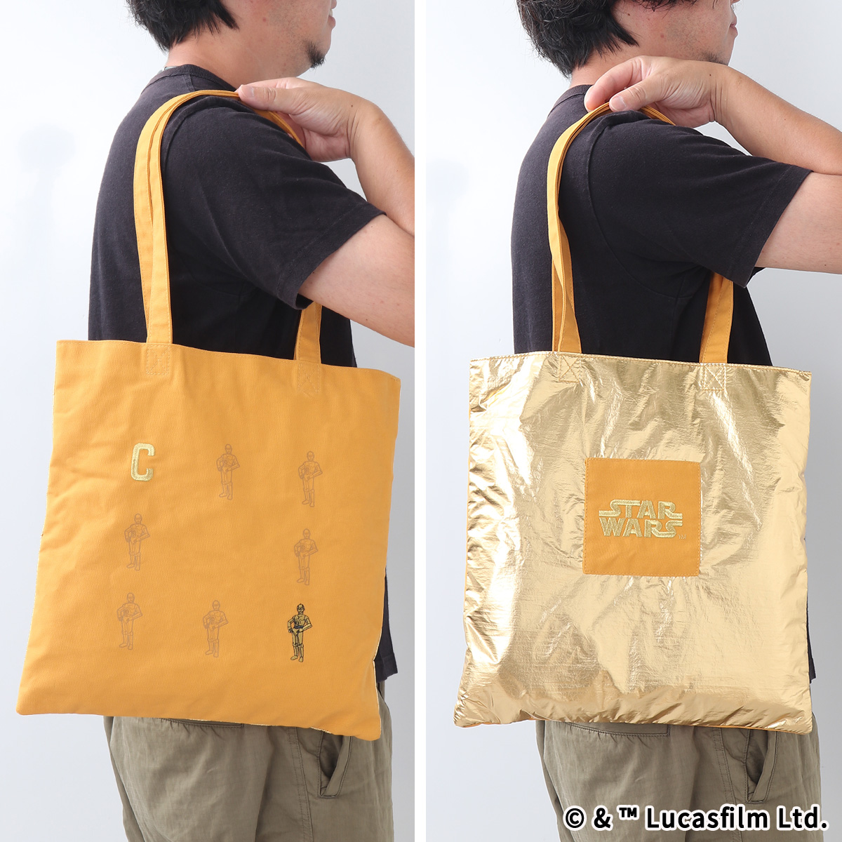 STAR WARS　COLORS　トートバッグ　C-3PO