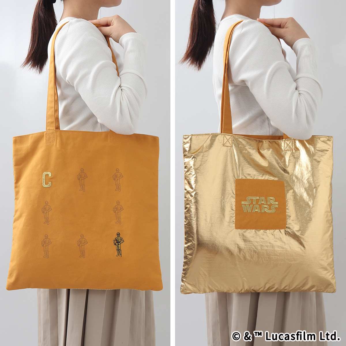 STAR WARS COLORS トートバッグ C-3PO | スター・ウォーズ ストア by