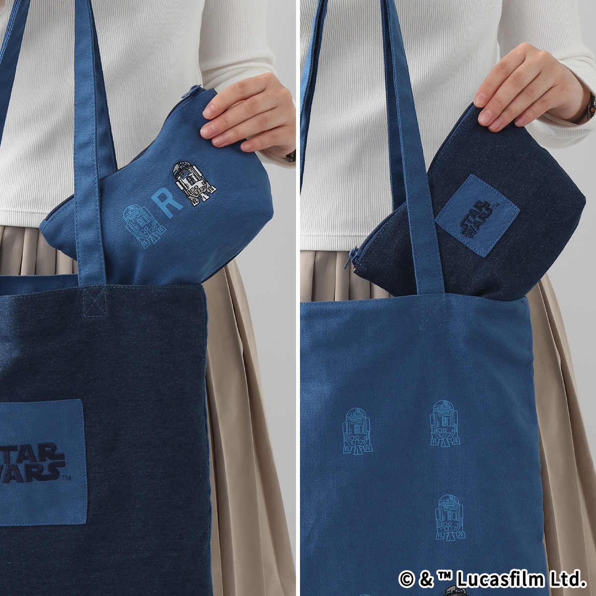 STAR WARS　COLORS　ポーチ　R2-D2
