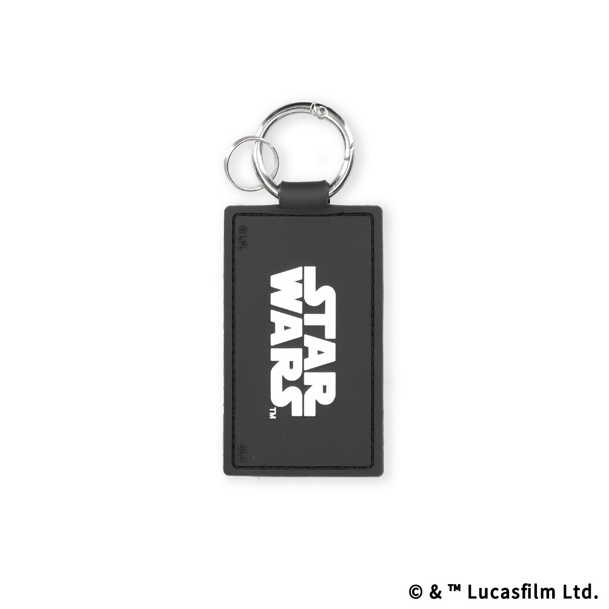 STAR WARS eLab ラバーキーホルダー スクエア ブラック