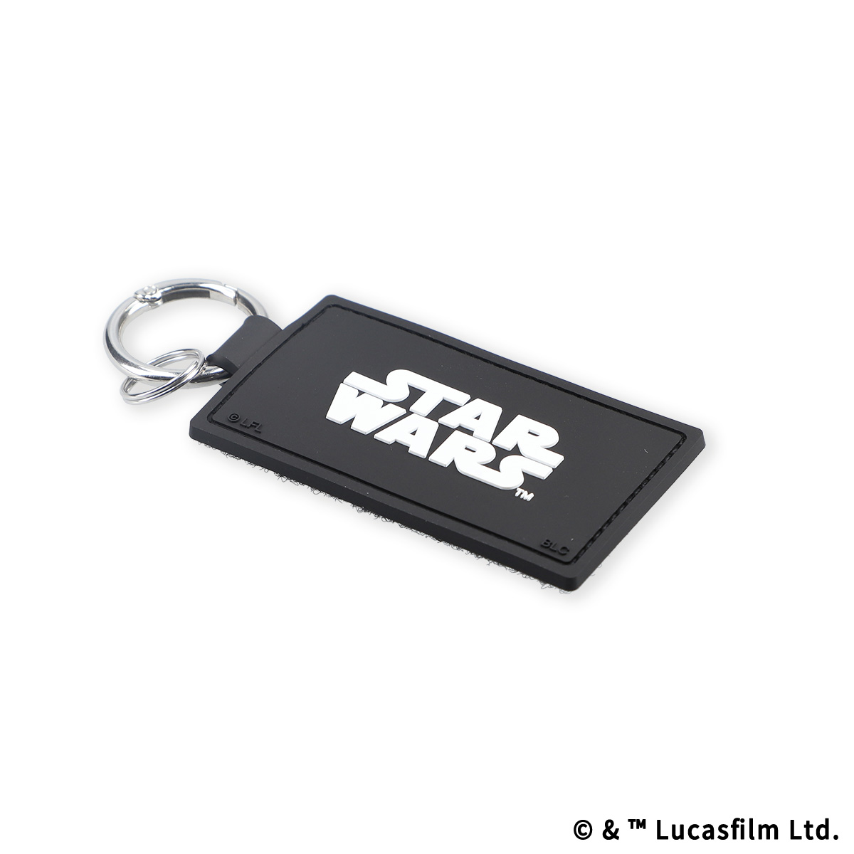 STAR WARS eLab ラバーキーホルダー スクエア ブラック