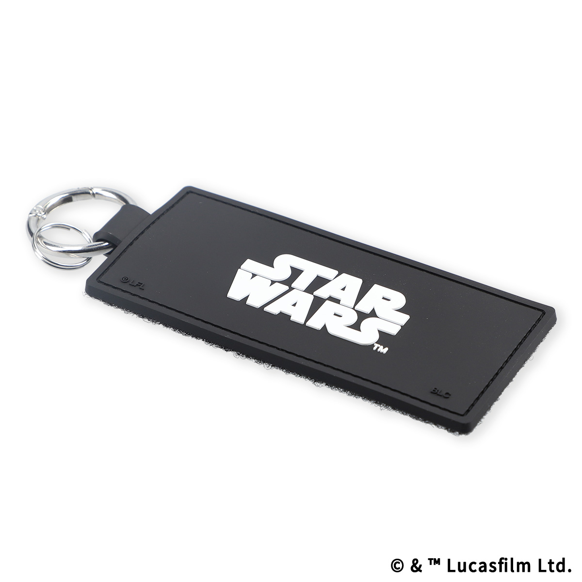 STAR WARS eLab ラバーキーホルダー スクエア M ブラック