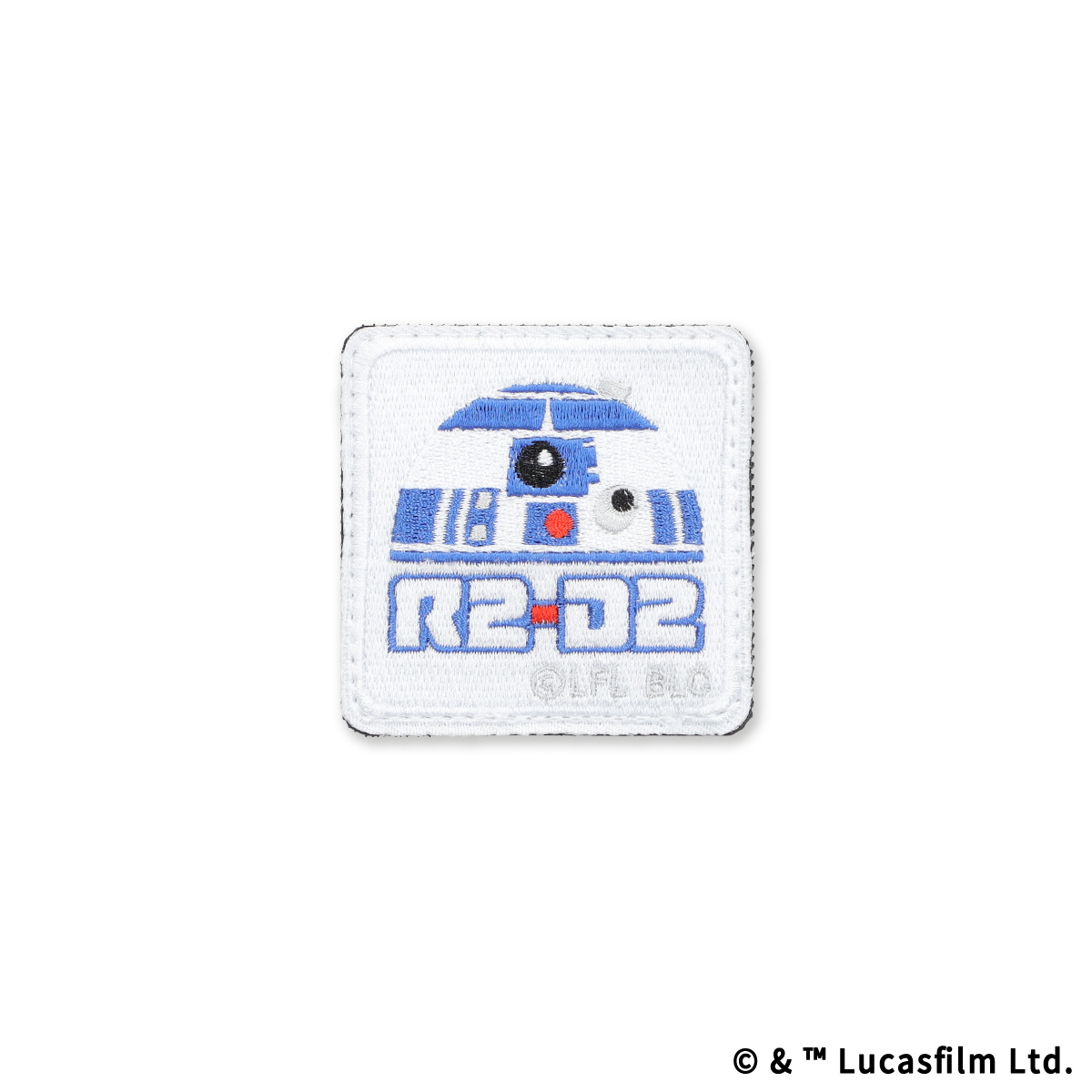 STAR WARS eLab 刺繍ワッペン R2-D2 スクエア