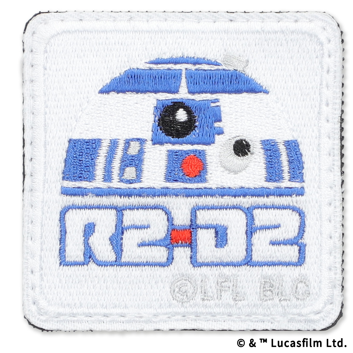 STAR WARS eLab 刺繍ワッペン R2-D2 スクエア | スター・ウォーズ
