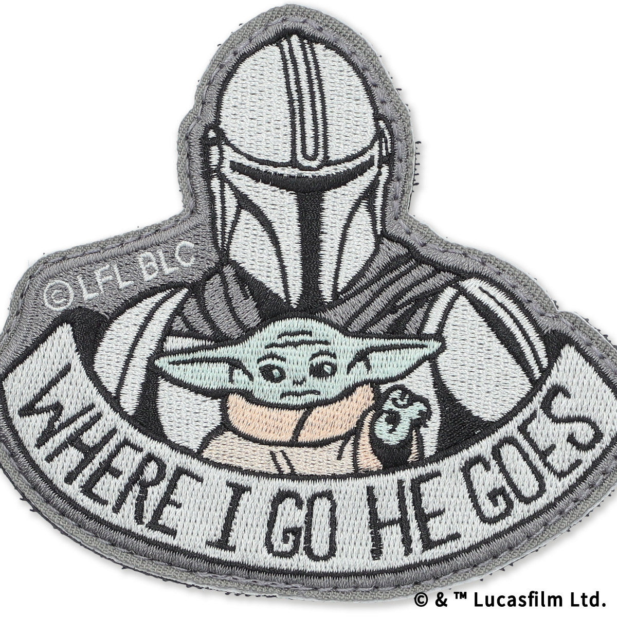 The Mandalorian  eLab 刺繍ワッペン マンダロリアン＆グローグー