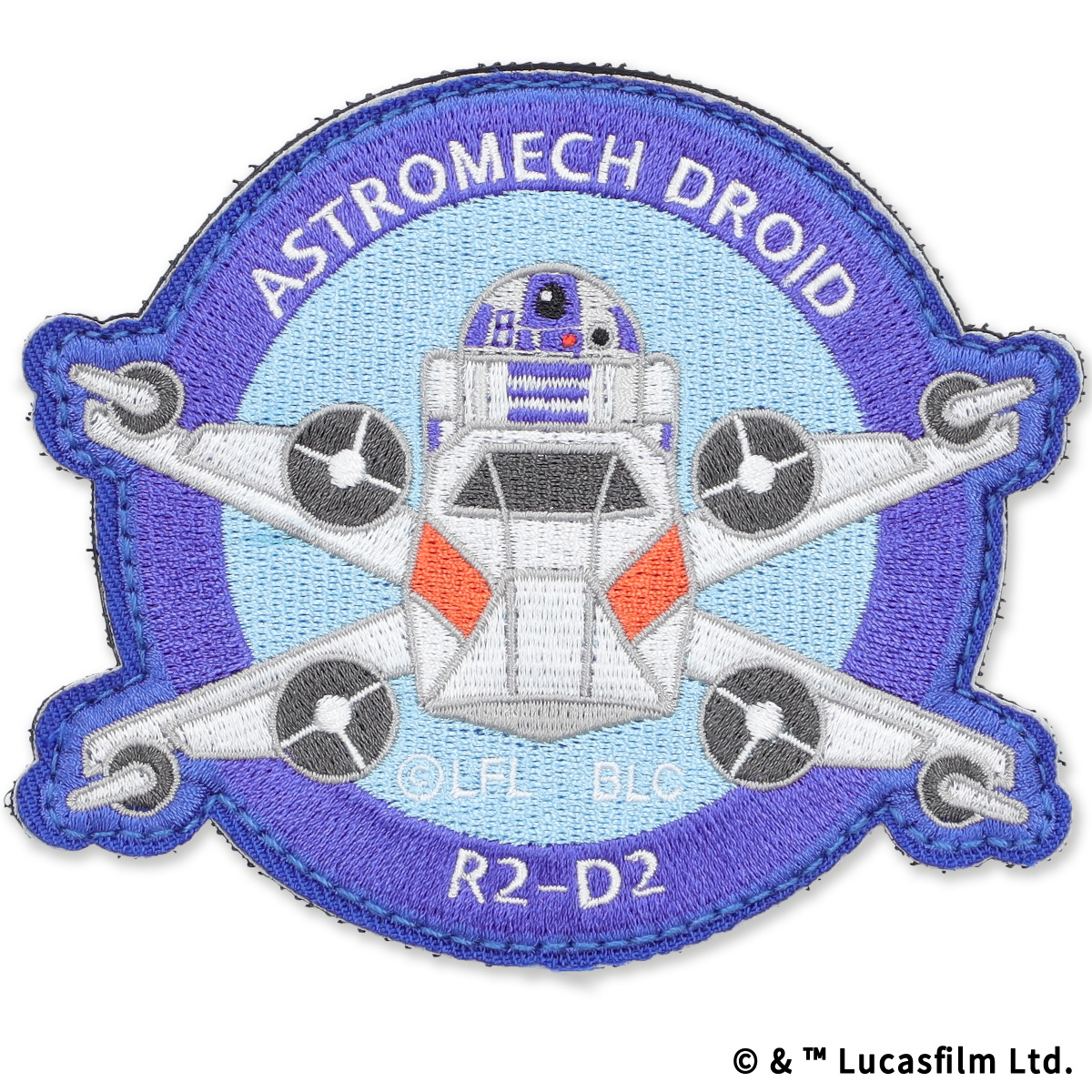 STAR WARS eLab 刺繍ワッペン R2-D2 アストロメク・ドロイド