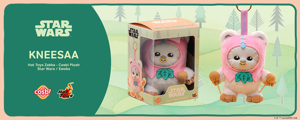【ホットトイズ・ZAKKA】コスビ・ぬいぐるみ『スター・ウォーズ／イウォーク物語』ニーサ