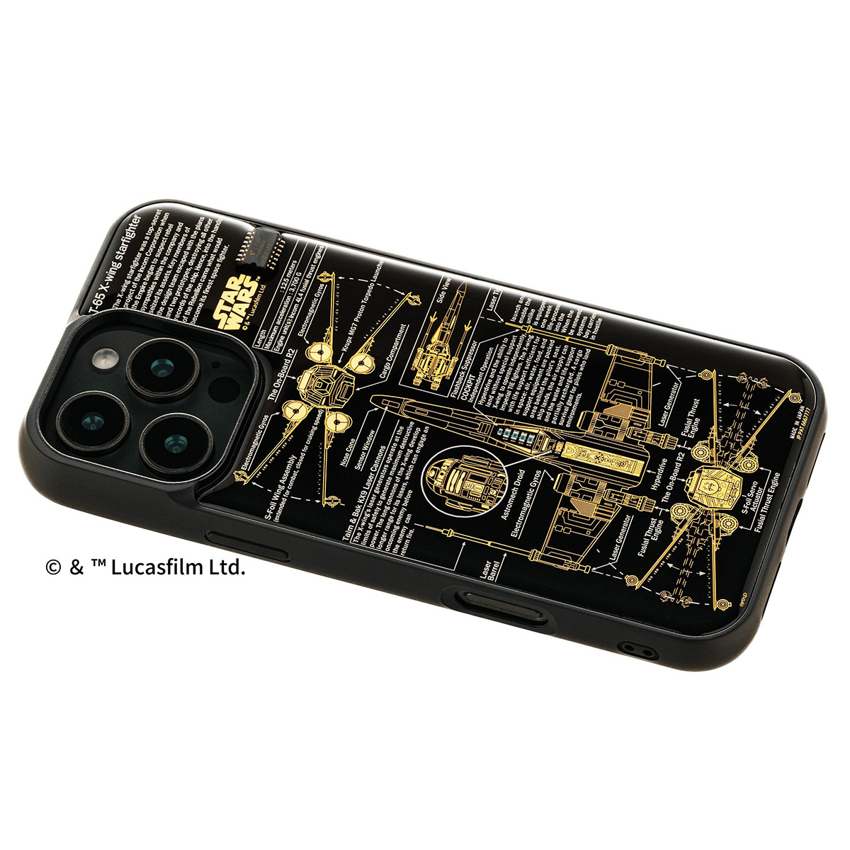 FLASH X-WING 基板アート iPhone 16 Pro Max ケース