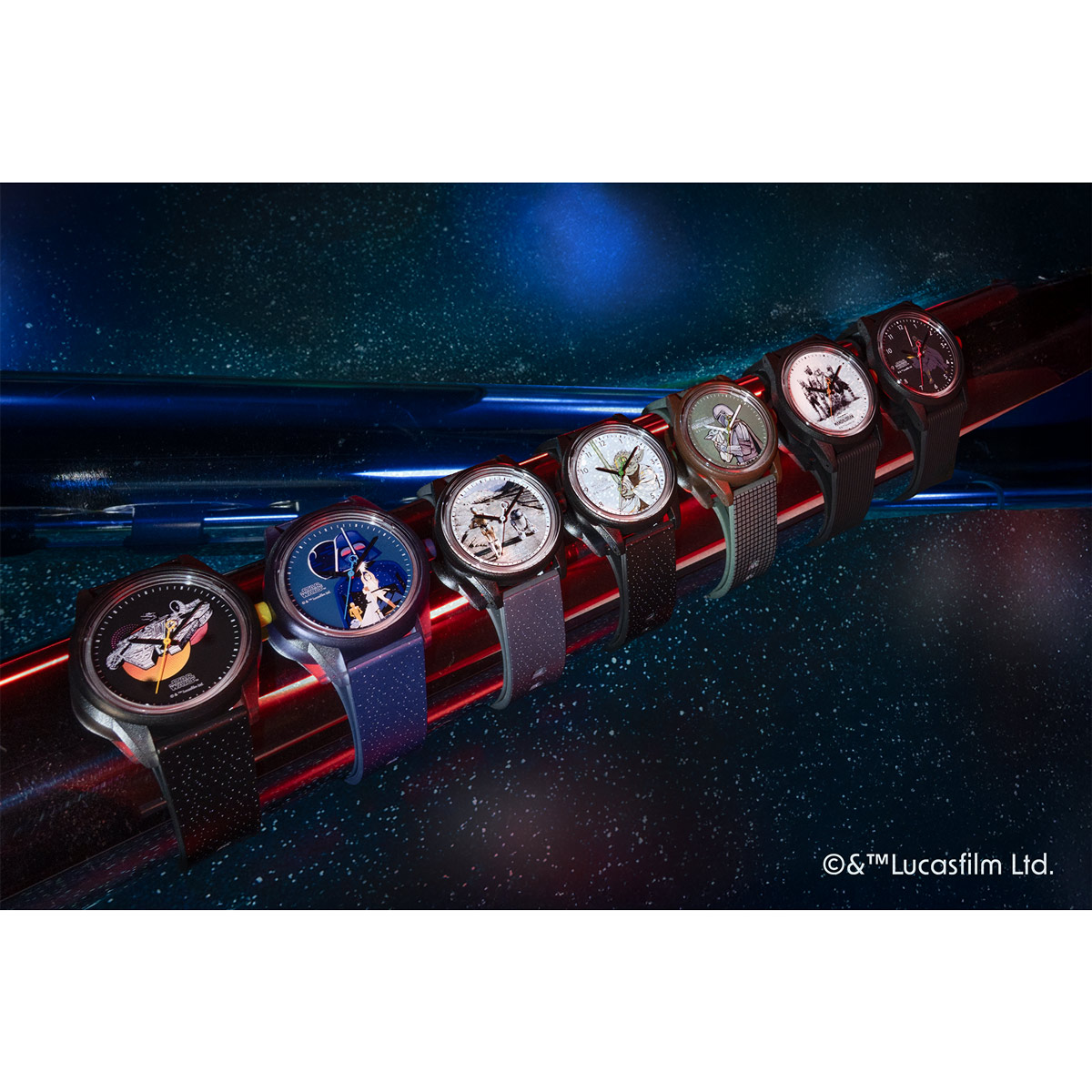 Q&Q SmileSolar STAR WARS Collection Darth Vader