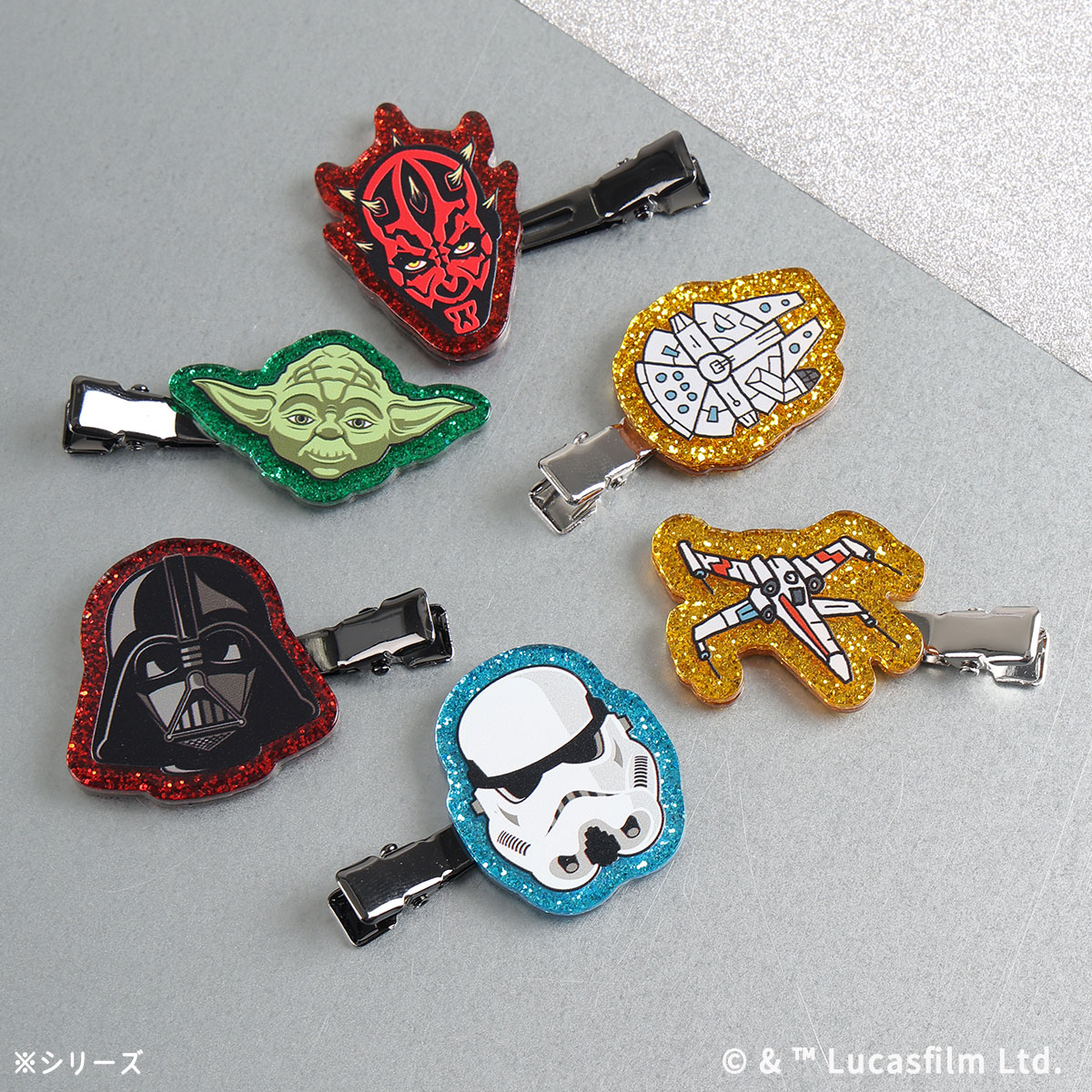 STARWARS ダース・ベイダー 前髪クリップ  2個セット