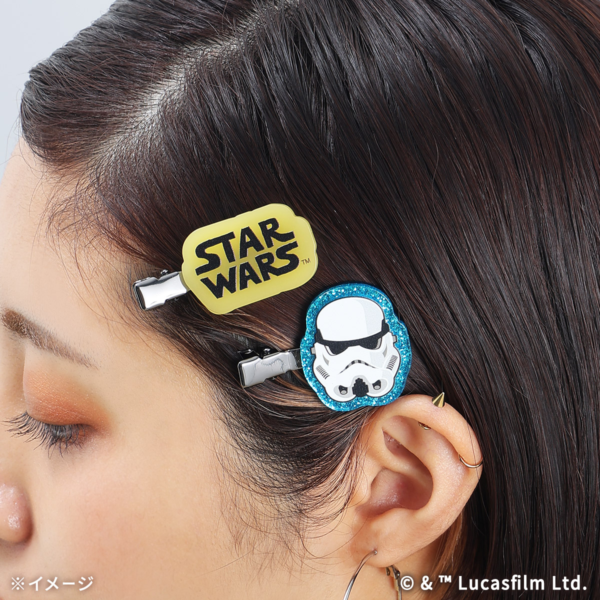 STARWARS ヨーダ 前髪クリップ  2個セット