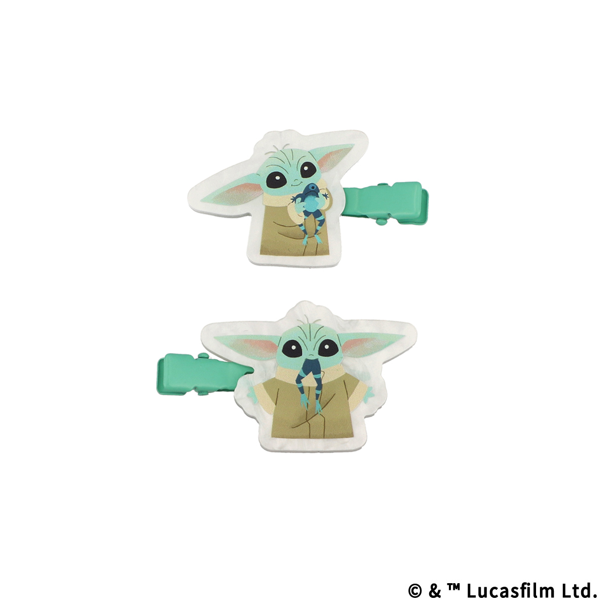 STARWARS グローグー＆カエル 前髪クリップ  2個セット