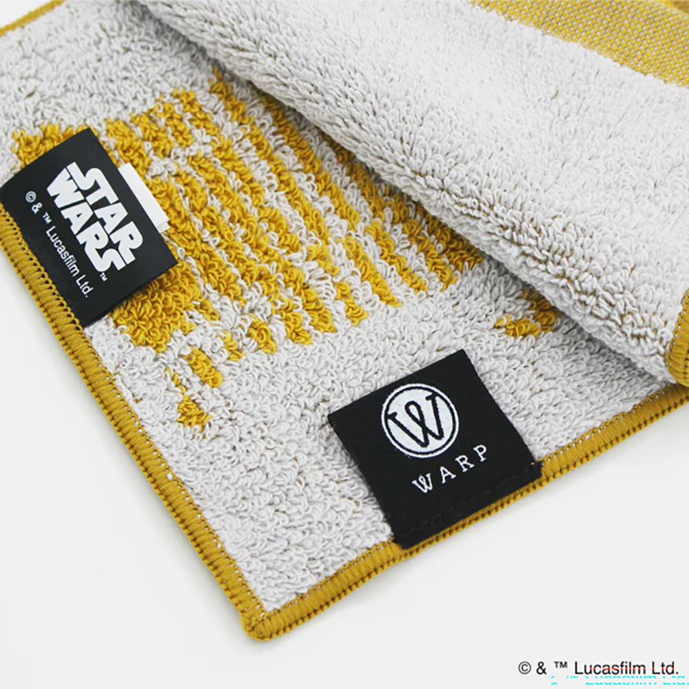 WARP』 「STAR WARS」 ハーフミニタオル +4 「C-3PO」 イエロー