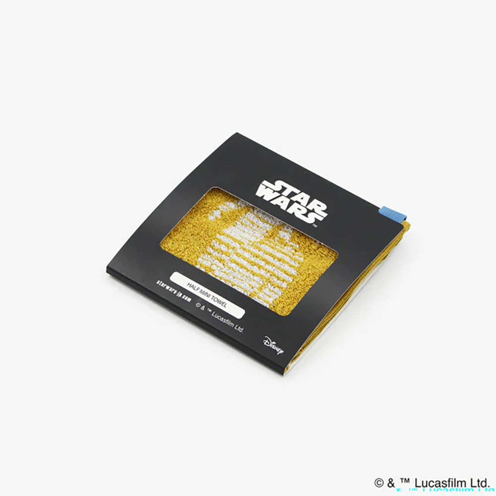 スターウォーズ　限定生産セット　希少品！定価48000円→pito WARP』 「STAR WARS」 ハーフミニタオル +4 「C-3PO」 イエロー