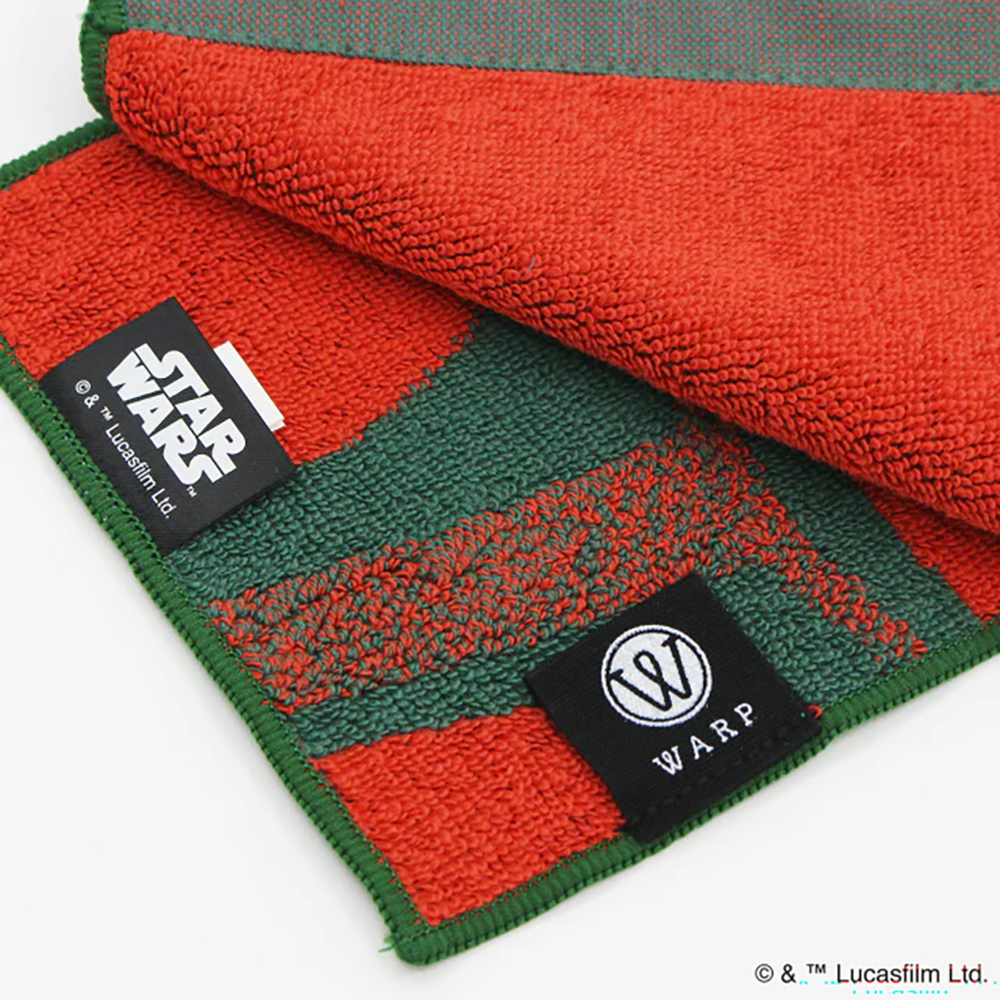 『WARP』 「STAR WARS」 ハーフミニタオル +4 「ボバ・フェット」 グリーン