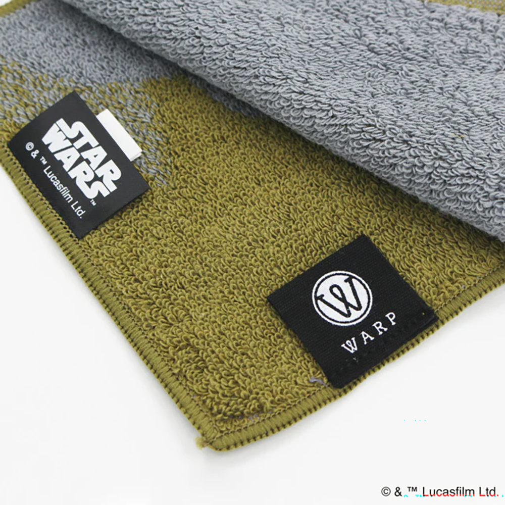 WARP』 「STAR WARS」 ハーフミニタオル +4 「ヨーダ」 グリーン