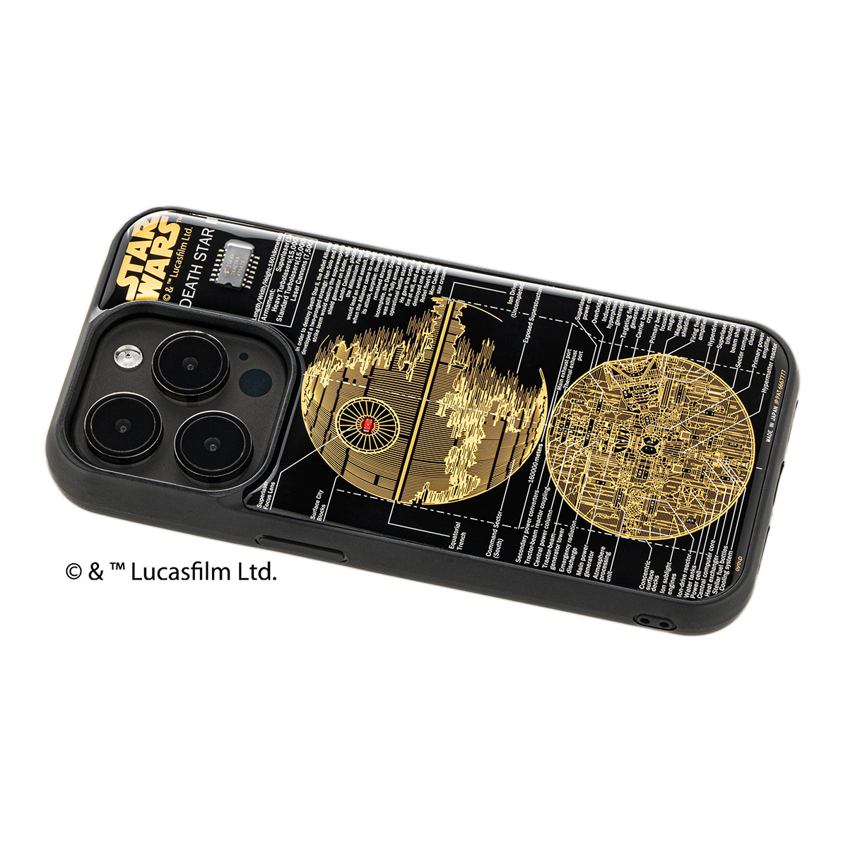 FLASH DEATH STAR 基板アートiPhone 15 Pro ケース
