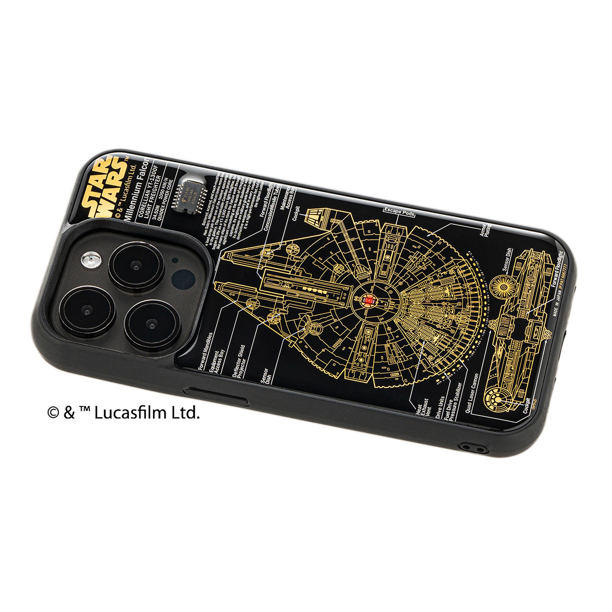 FLASH M-FALCON 基板アートiPhone 15 Pro ケース