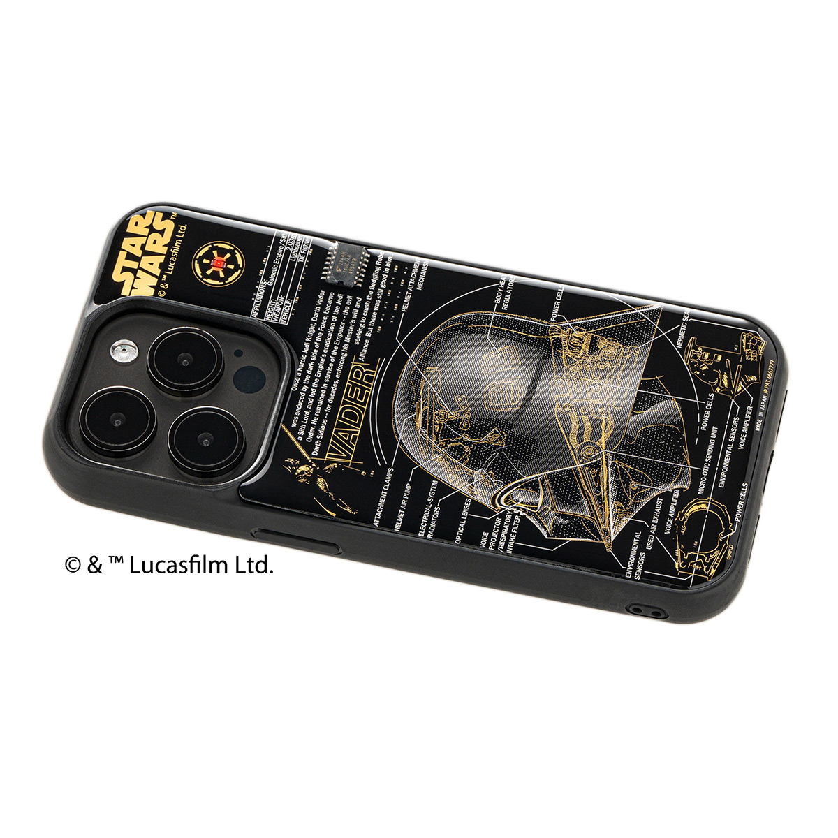 FLASH Darth Vader 基板アートiPhone 15 Pro ケース