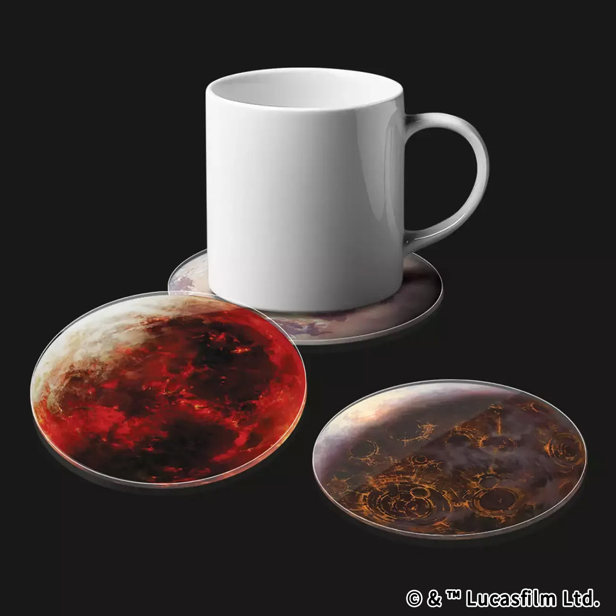 『スター・ウォーズ』【惑星コースター】Bセット＜ムスタファー／タトゥイーン／コルサント＞