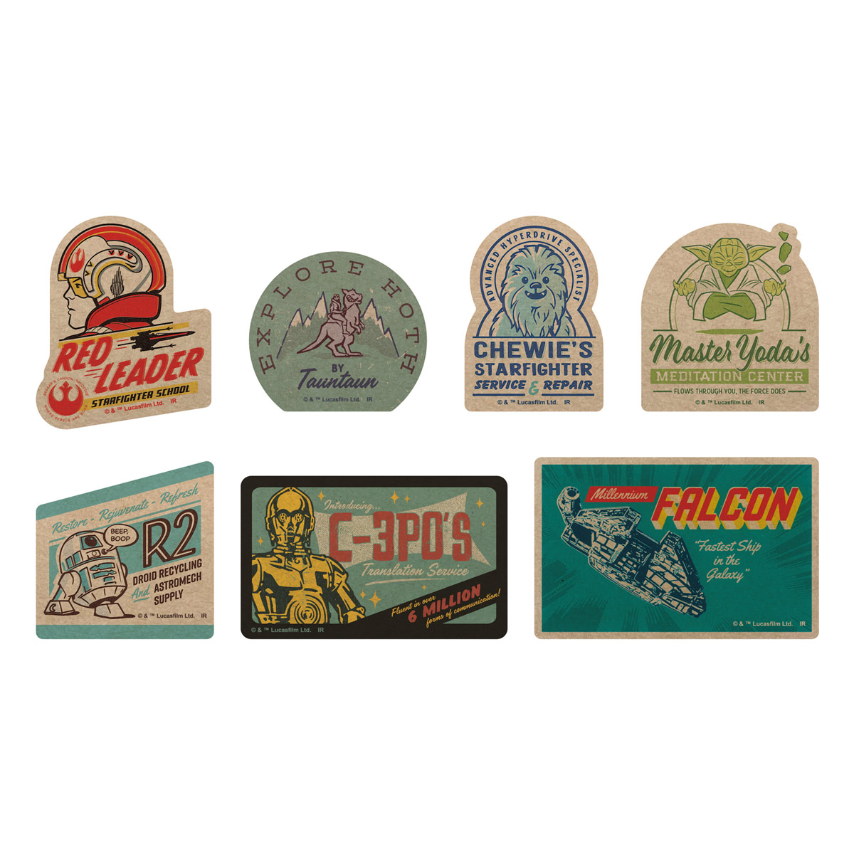 スター・ウォーズ クラフトミニステッカーセットA