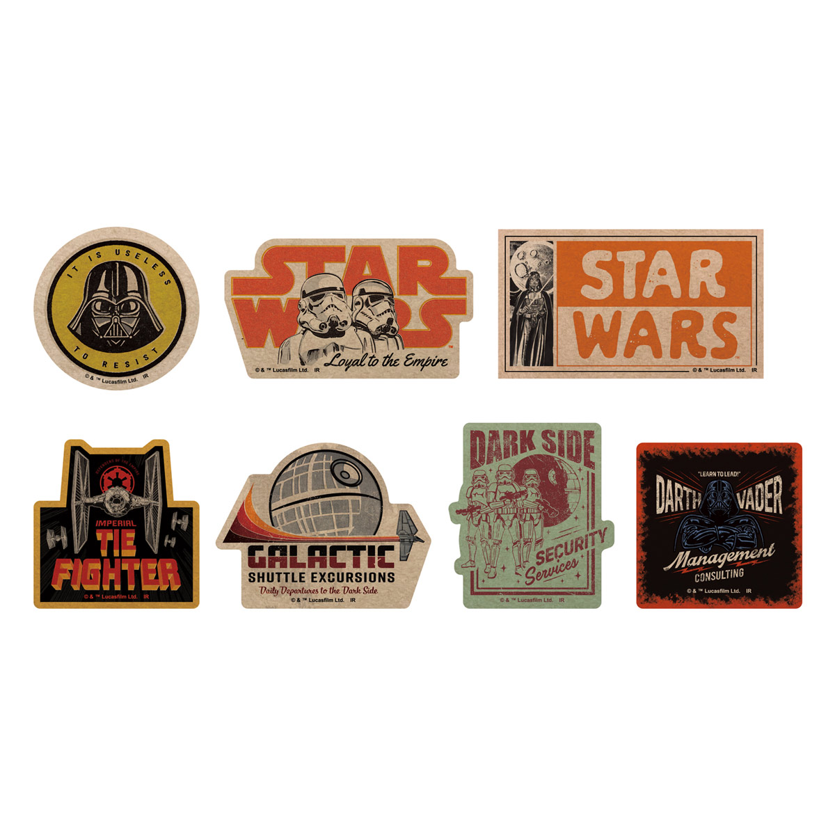 スター・ウォーズ クラフトミニステッカーセットB