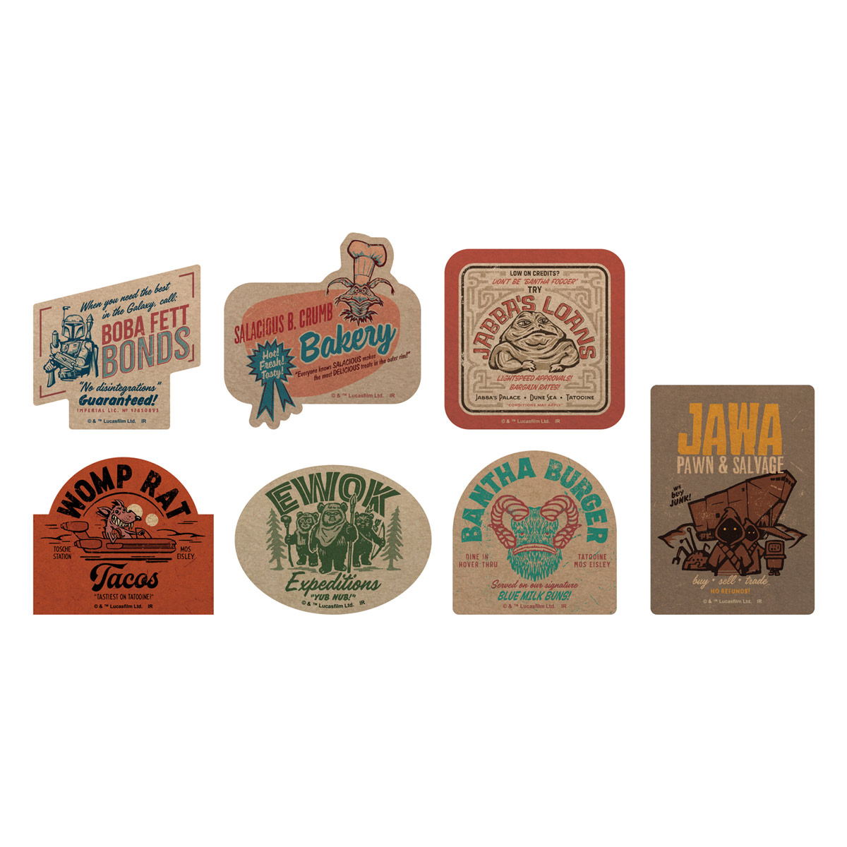 スター・ウォーズ クラフトミニステッカーセットC