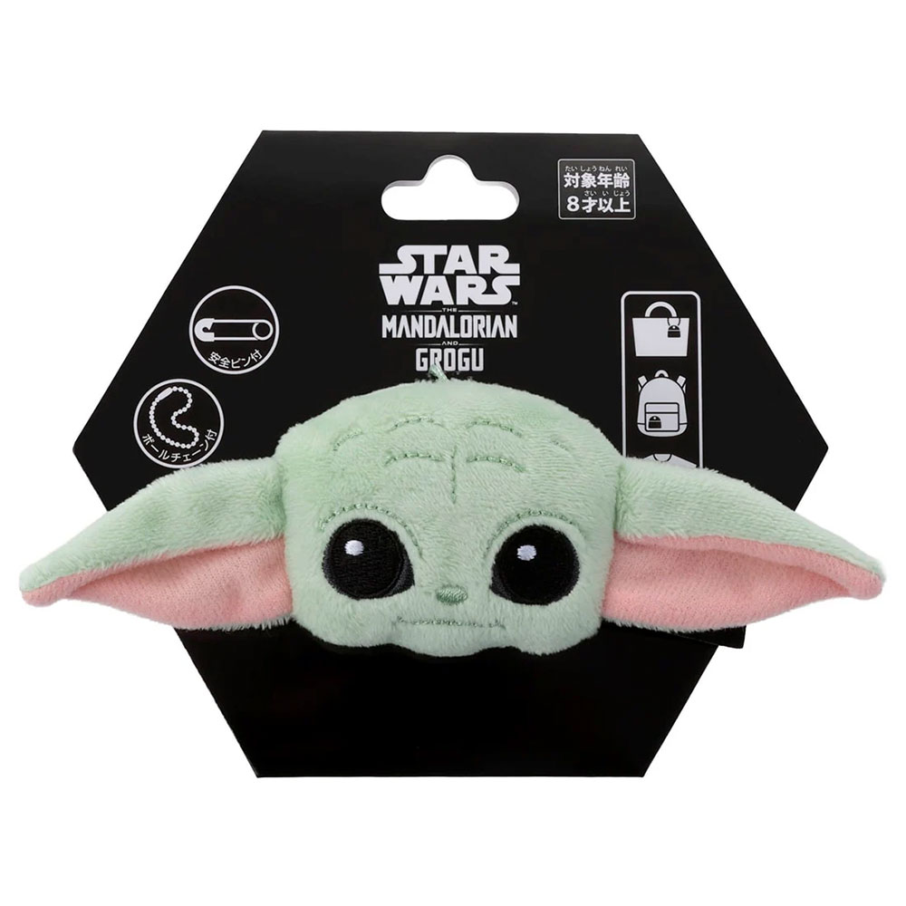 スター･ウォーズキャラクター The Mandalorian & Grogu ぬいぐるみバッジ グローグー