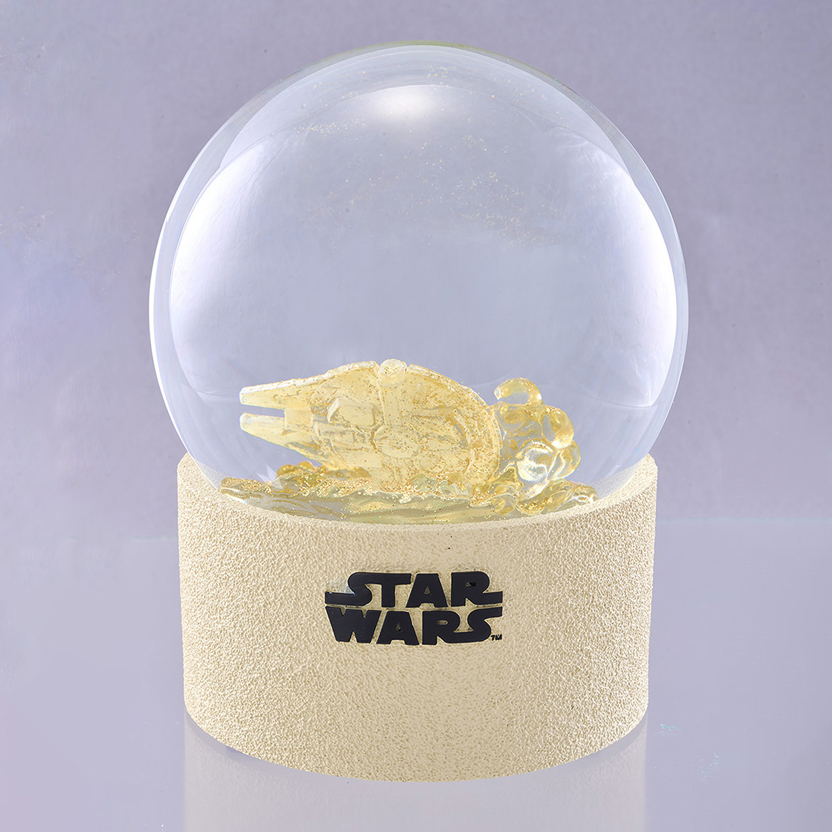 STAR WARS ギミック付スノードーム ミレニアムファルコン（クリアVer.）