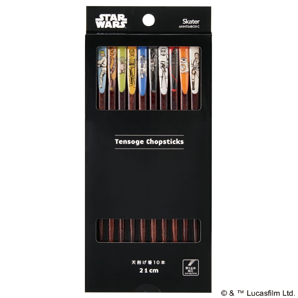 STAR WARS スター・ウォーズ　お箸 キャラクター デザイン 天削箸 10本セット