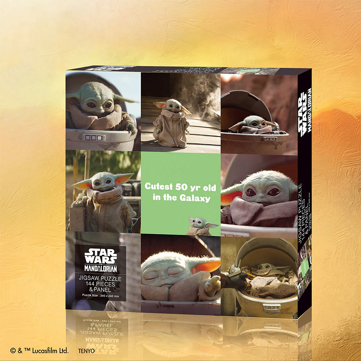 144Pジグソーパズル＆パネルセットGrogu