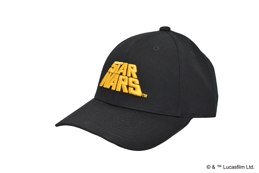 スター・ウォーズ　サウンドオブキャップ STAR WARS スター・ウォーズ エンブロイダリー ロゴキャップ ブラック