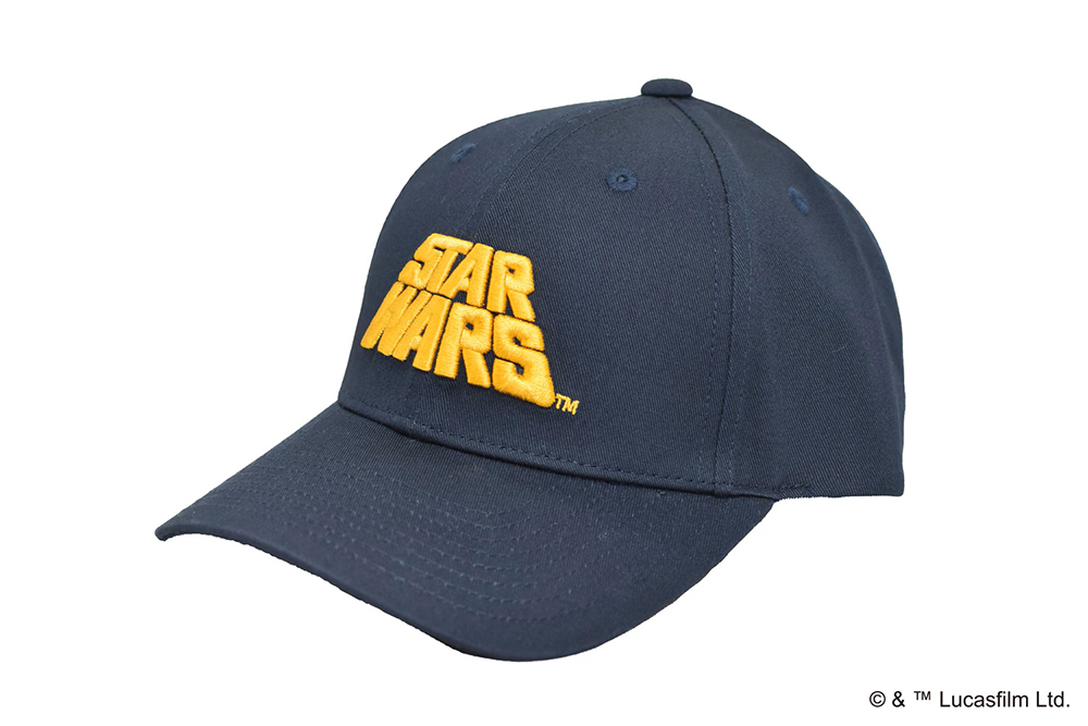 STAR WARS スター・ウォーズ　エンブロイダリー ロゴ キャップ ネイビー