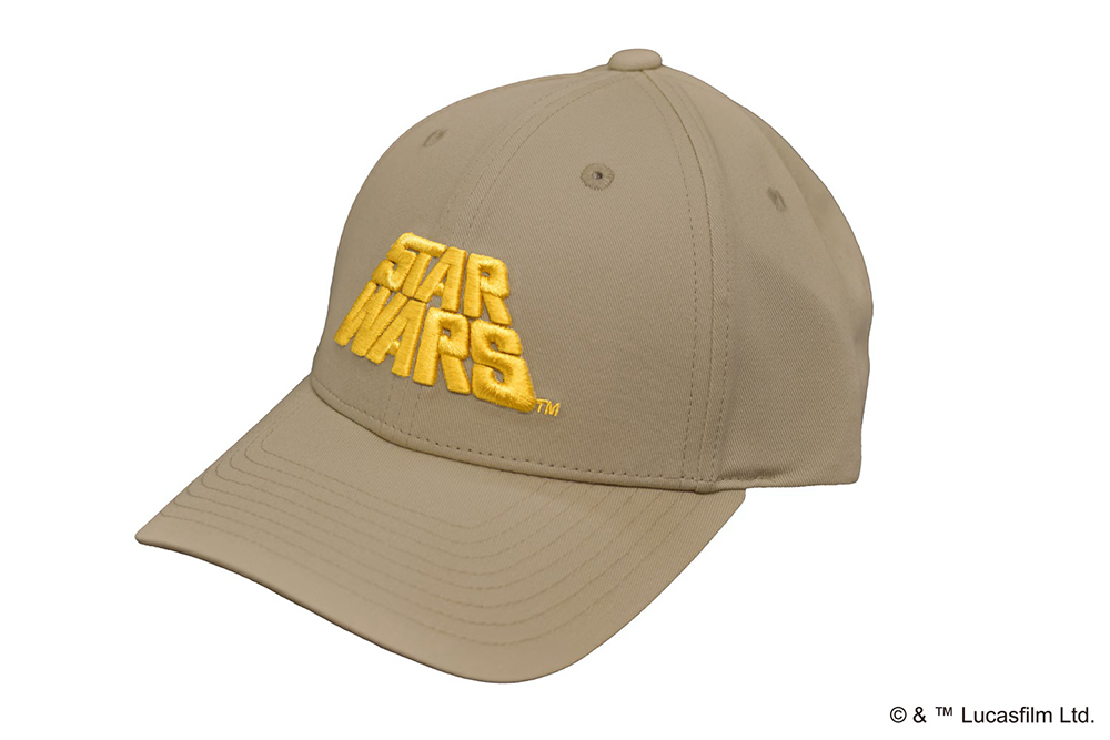 STAR WARS スター・ウォーズ　エンブロイダリー ロゴ キャップ ベージュ