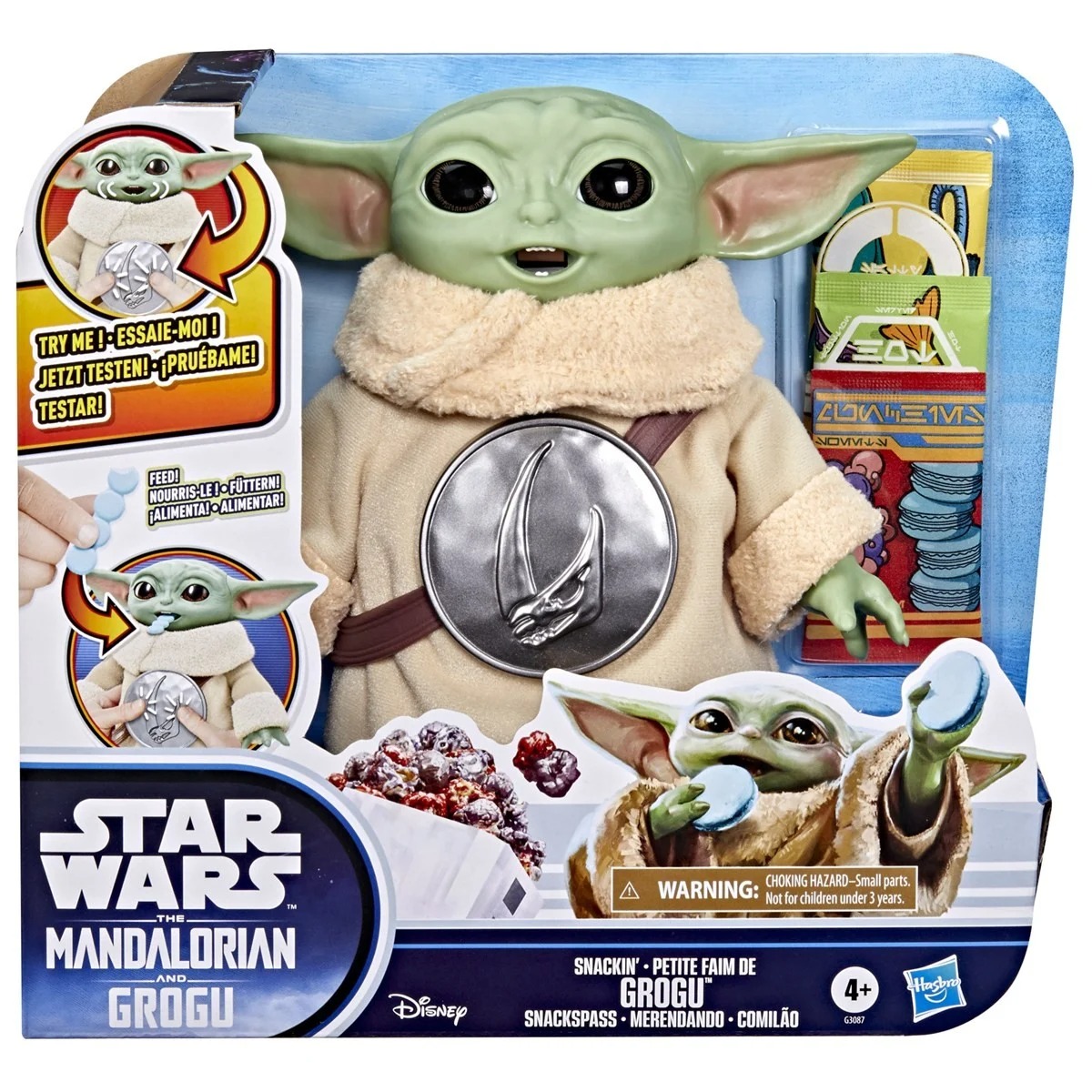 ハズブロ　STAR WARS おやつもぐもぐ　グローグー　マンダロリアン スター・ウォーズ／マンダロリアン・アンド・グローグー おやつ