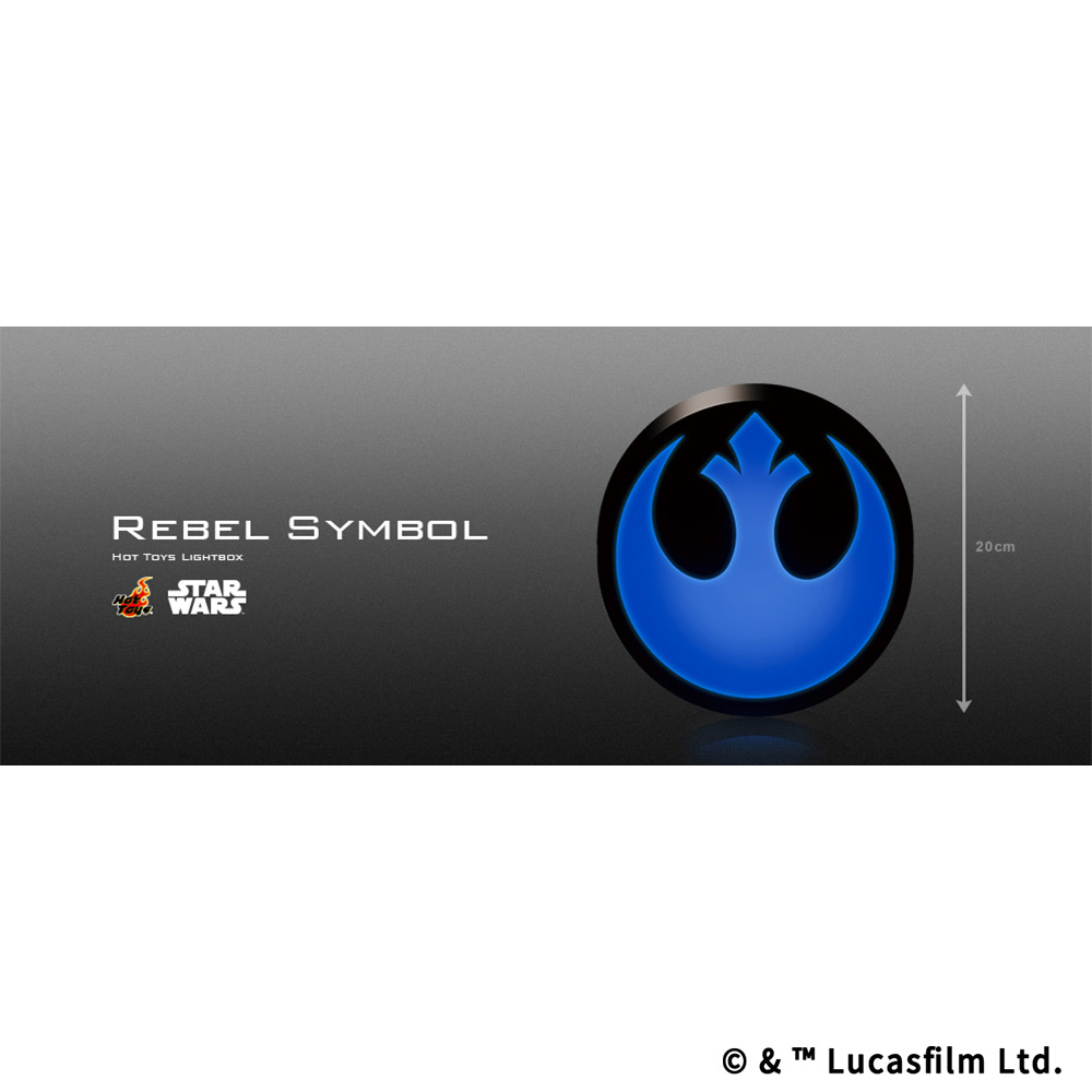 ホットトイズ　スターウォーズ　ロゴライトボックス ホットトイズ・ライトボックス】 「スター・ウォーズ」反乱軍シンボル
