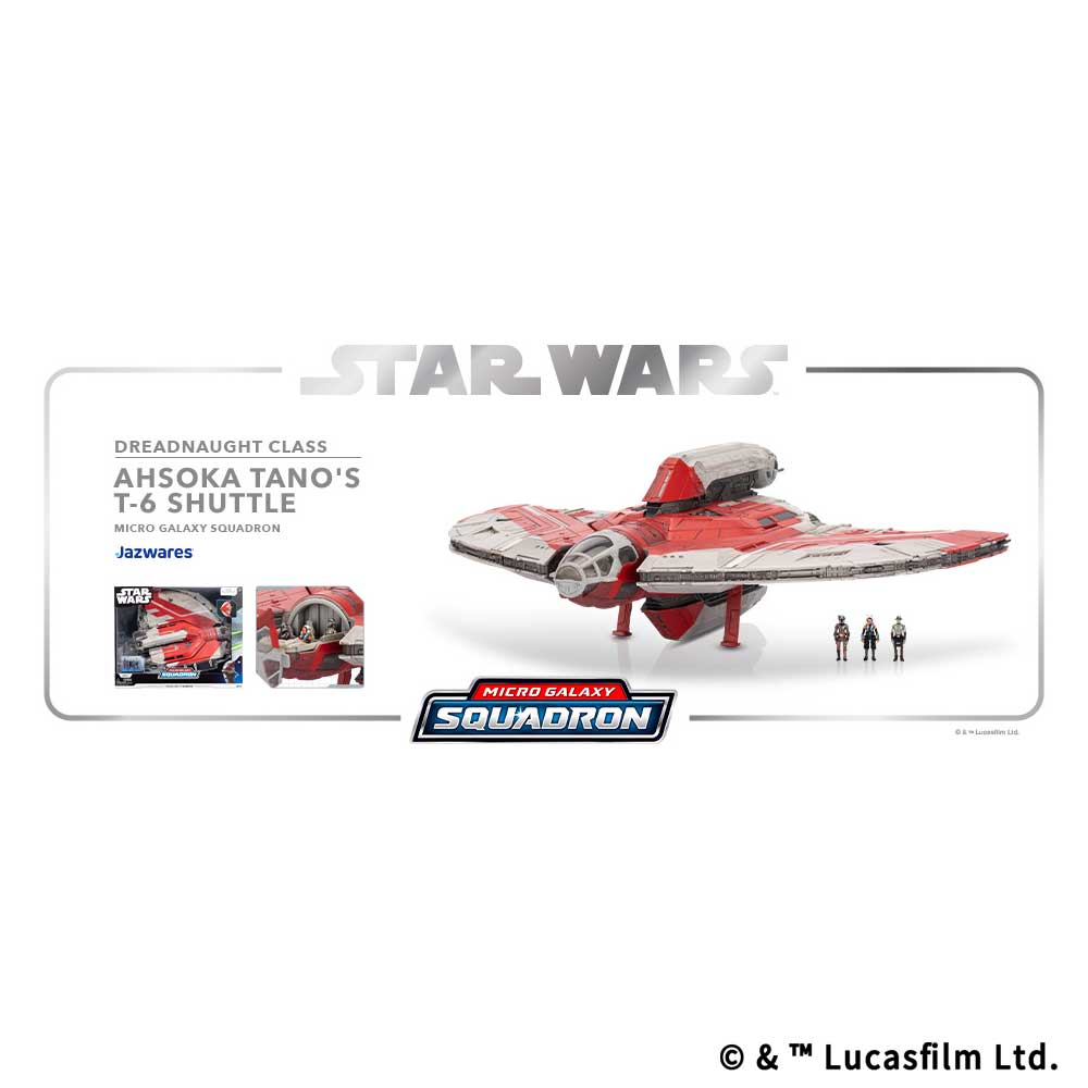 「マイクロ・ギャラクシー」ドレッドノート・クラス　アソーカ・タノのT-6シャトル
