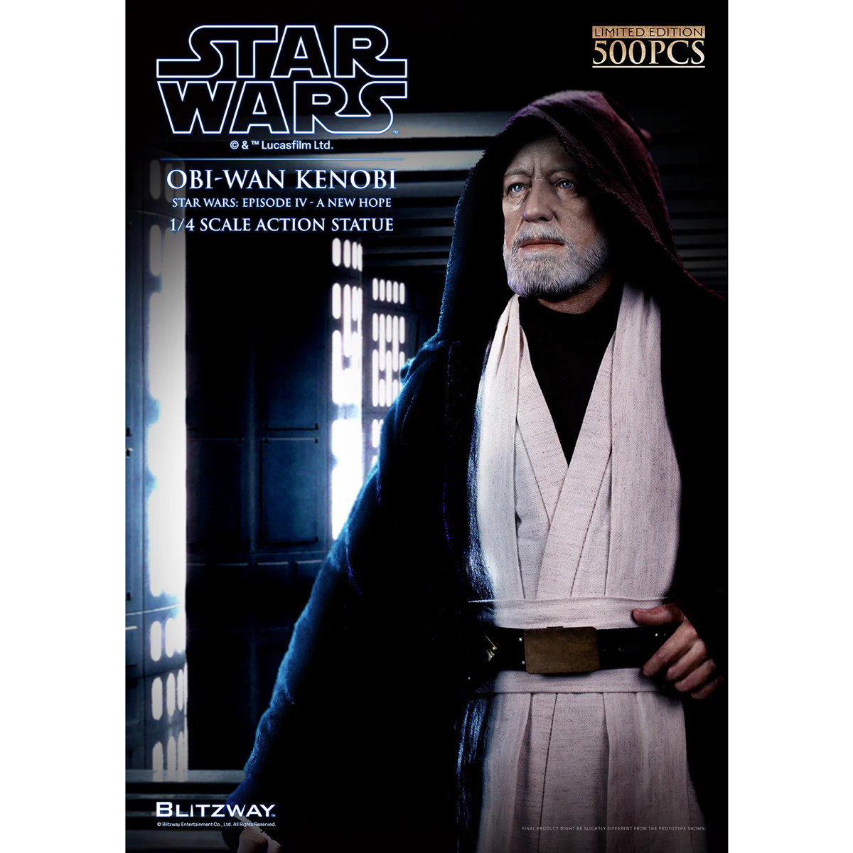 【予約商品】STAR WARS オビ＝ワン・ケノービ (スター・ウォーズ エピソード4／新たなる希望) 1/4 SCALE ACTION STATUE ≪2026年12月下旬発送予定≫