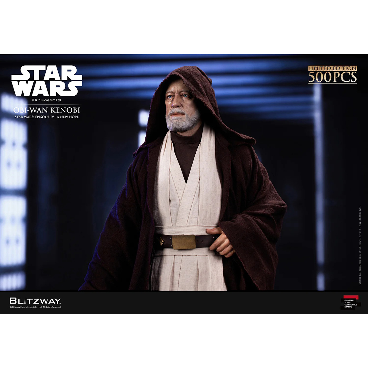 【予約商品】STAR WARS オビ＝ワン・ケノービ (スター・ウォーズ エピソード4／新たなる希望) 1/4 SCALE ACTION STATUE ≪2026年12月下旬発送予定≫