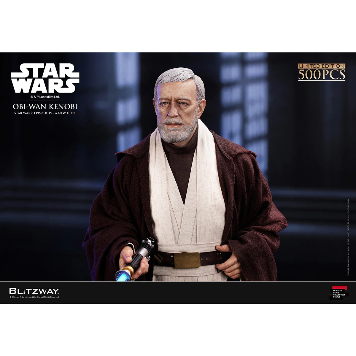 【予約商品】STAR WARS オビ＝ワン・ケノービ (スター・ウォーズ エピソード4／新たなる希望) 1/4 SCALE ACTION STATUE ≪2026年12月下旬発送予定≫