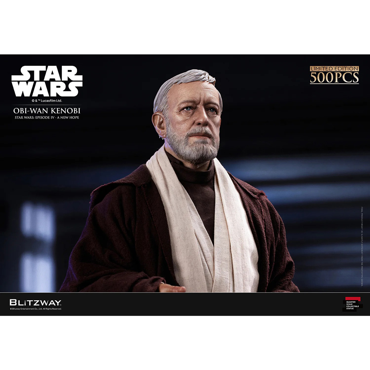 【予約商品】STAR WARS オビ＝ワン・ケノービ (スター・ウォーズ エピソード4／新たなる希望) 1/4 SCALE ACTION STATUE ≪2026年12月下旬発送予定≫