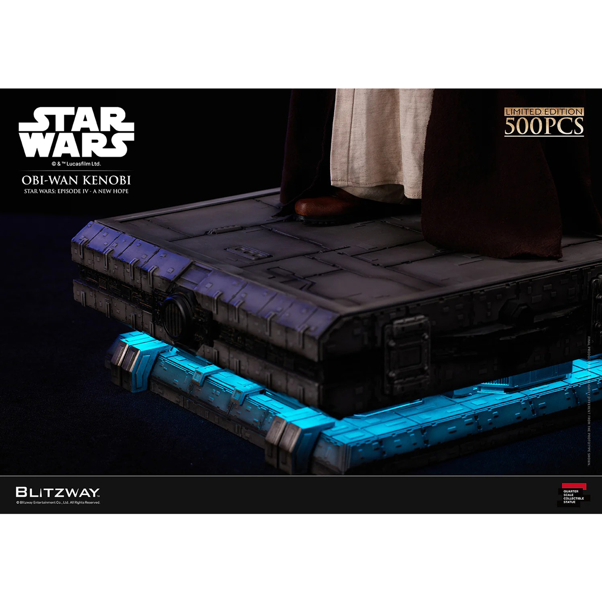 【予約商品】STAR WARS オビ＝ワン・ケノービ (スター・ウォーズ エピソード4／新たなる希望) 1/4 SCALE ACTION STATUE ≪2026年12月下旬発送予定≫