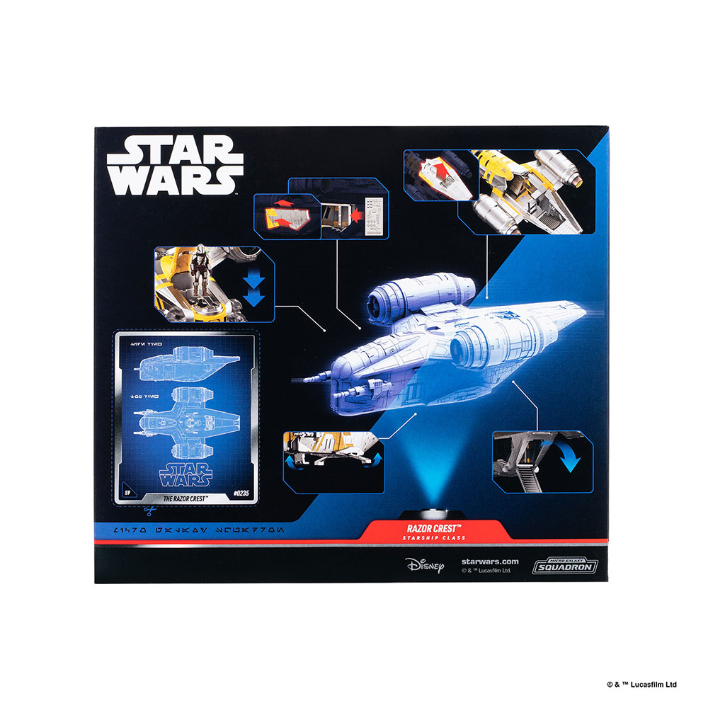 レイザークレスト マンダロリアン マイクロギャラクシー シール・チラシ 付 スター・ウォーズ」 「マイクロ・ギャラクシー」スターシップ・クラス