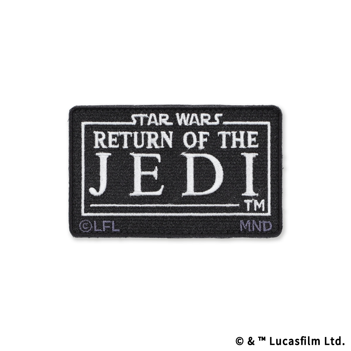 STAR WARS　eLab 刺繍ワッペン　ロゴ　エピソード６