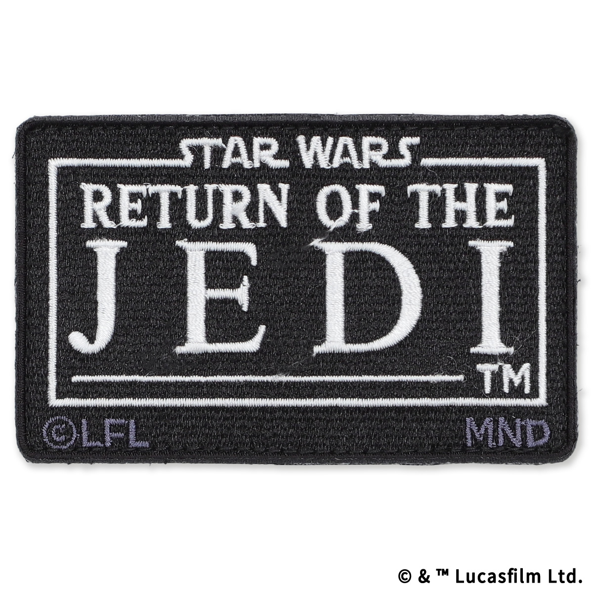 STAR WARS　eLab 刺繍ワッペン　ロゴ　エピソード６