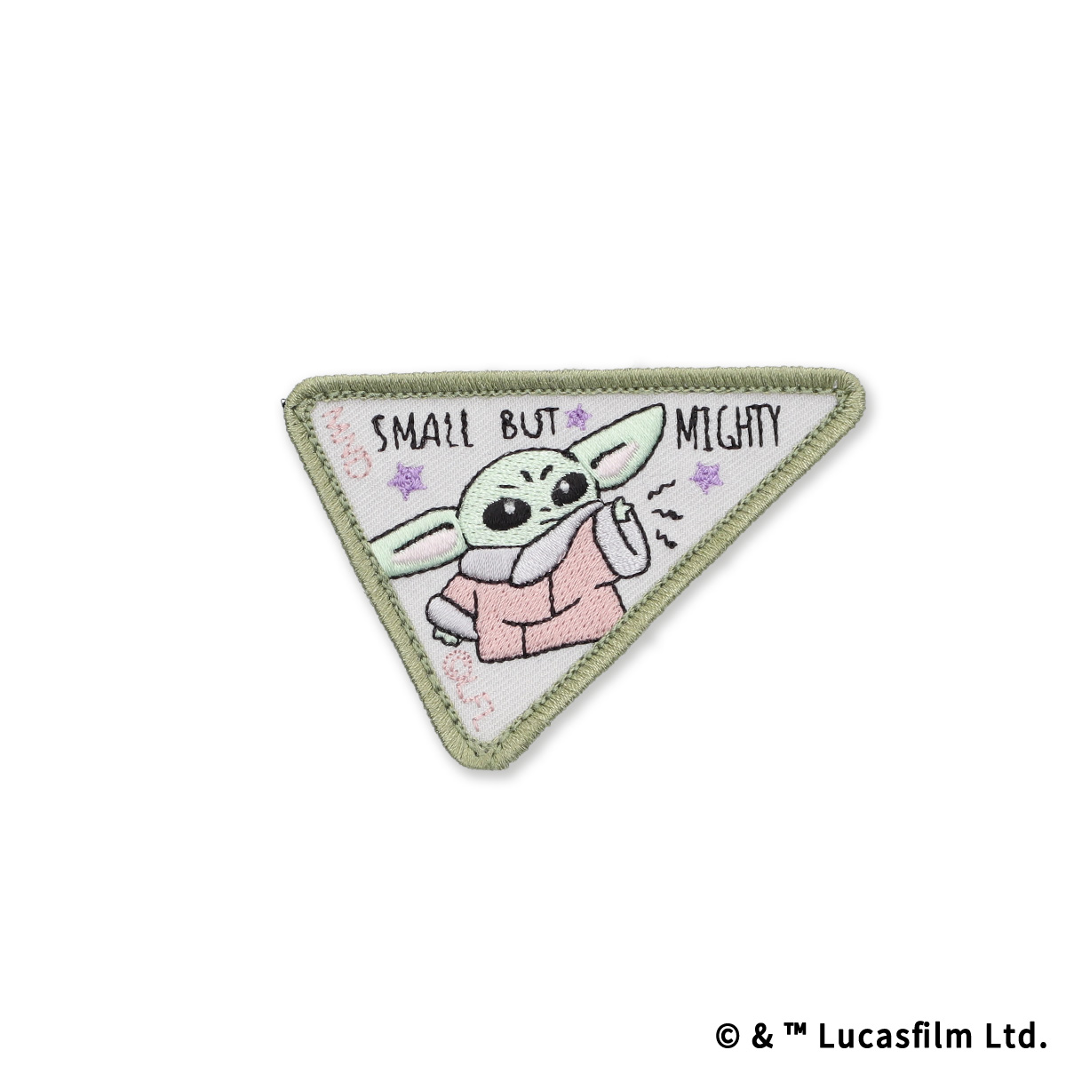 The Mandalorian　eLab 刺繍ワッペン　グローグー　三角