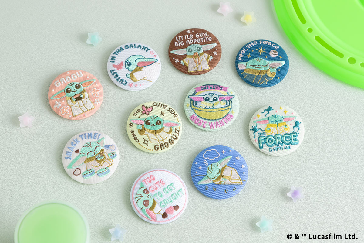 STAR WARS GROGU CUTEST IN THE GALAXY 刺繍バッチコレクション
