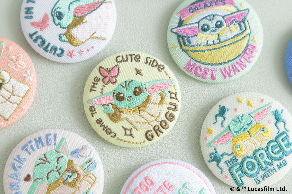 STAR WARS GROGU CUTEST IN THE GALAXY 刺繍バッチコレクション