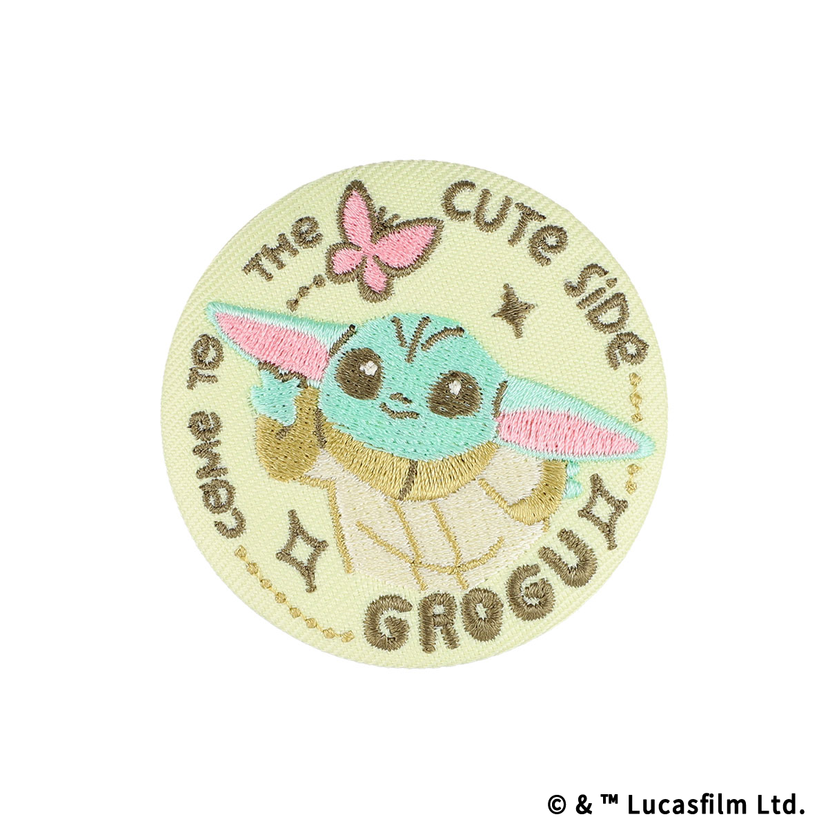 STAR WARS GROGU CUTEST IN THE GALAXY 刺繍バッチコレクション