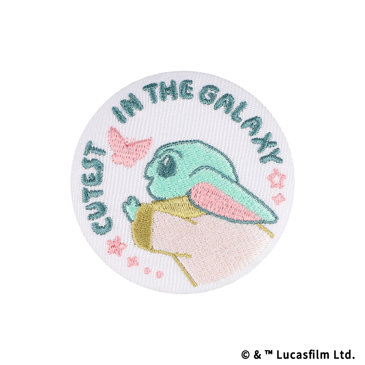 STAR WARS GROGU CUTEST IN THE GALAXY 刺繍バッチコレクション